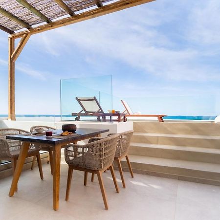 Wave, An Idyllic Seafront Suite By Nirousuites Kokkini Hani Exterior foto